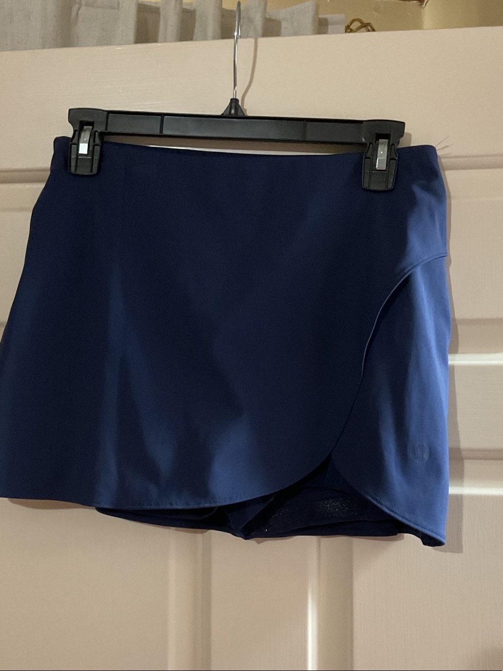 Navy lululemon tennis Skort with Overlap Front